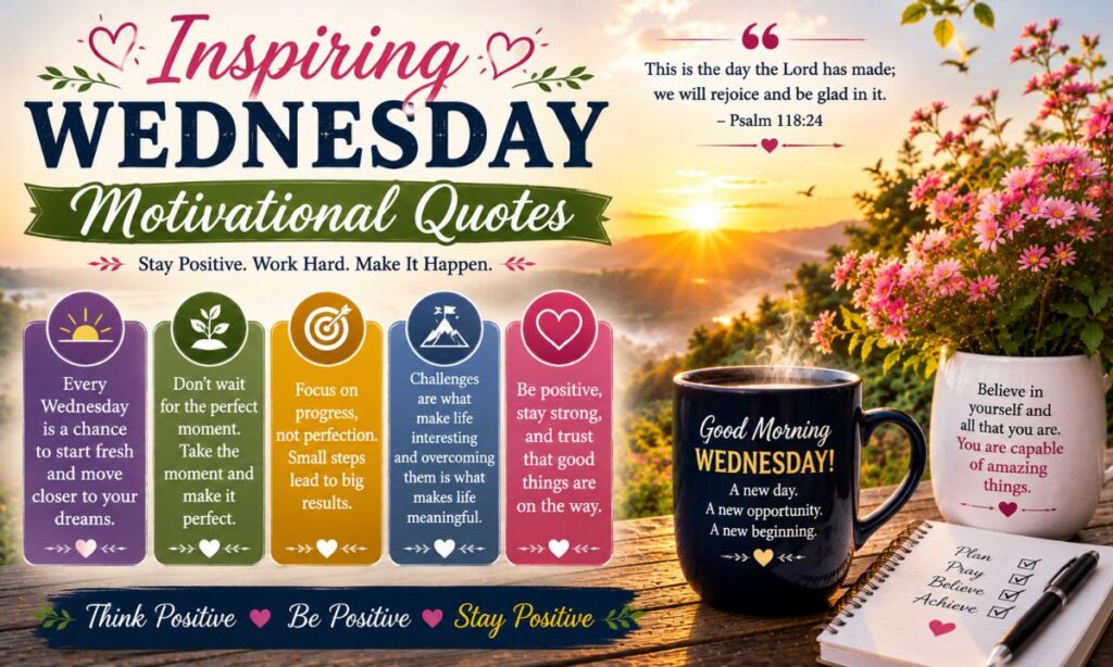 Inspiring Wednesday Motivational Quotes