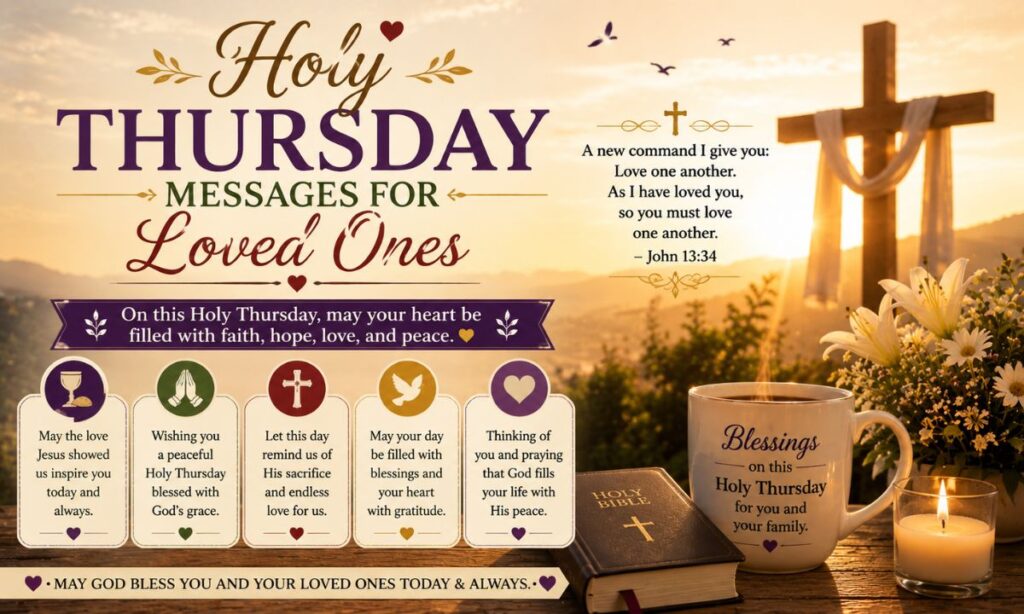 Holy Thursday Messages For Loved Ones