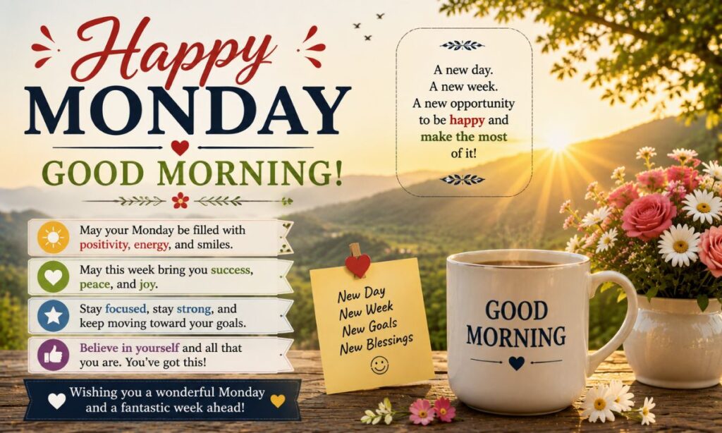 Happy Monday, Good Morning