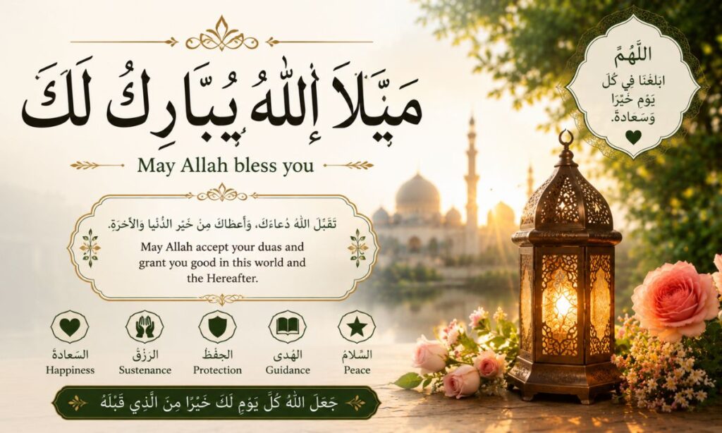 May allah bless you in arabic translation