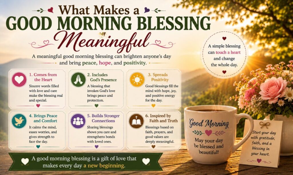 What Makes a Good Morning Blessing Meaningful