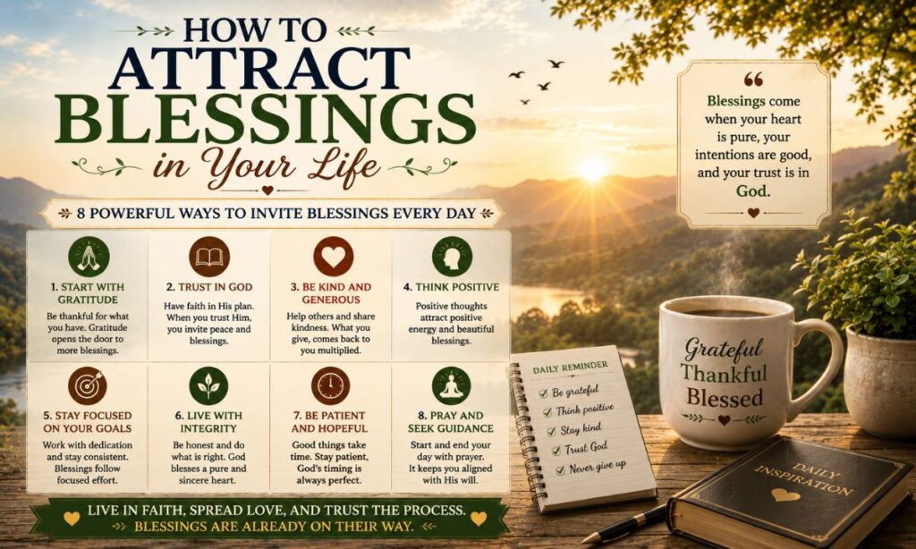 How to attract blessings in your life